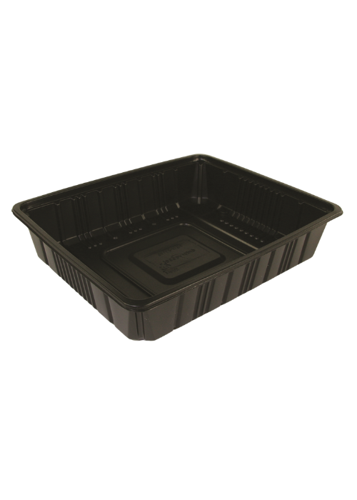 Enterpack Black PP Tray PSW-23195